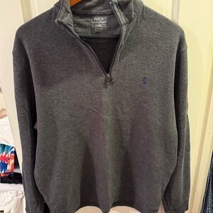 Polo by Ralph Lauren Gray Zip Up Sweater